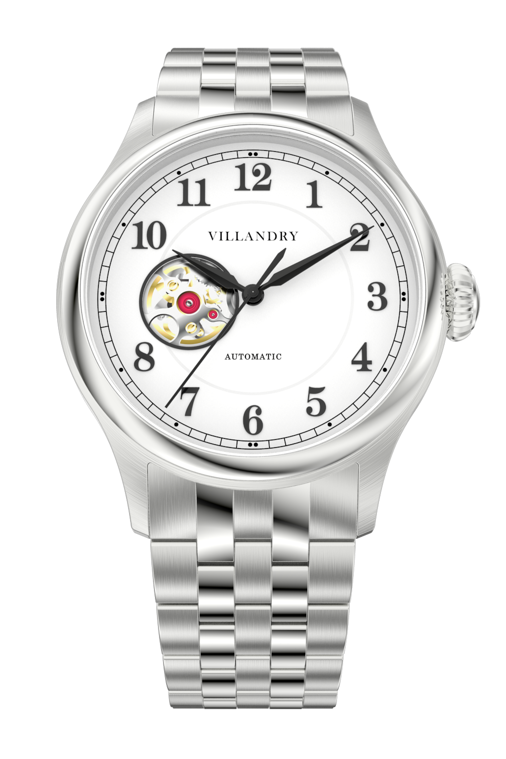 Villandry Acier Noir Et Blanc Watch NIB ACIER NOIR – Villandry Watches main image 2